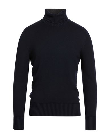 Man Turtleneck Midnight blue Size 36 Merino Wool