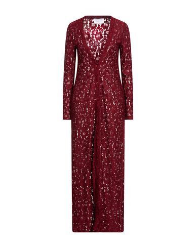 Woman Overcoat & Trench Coat Garnet Size 6 Polyamide