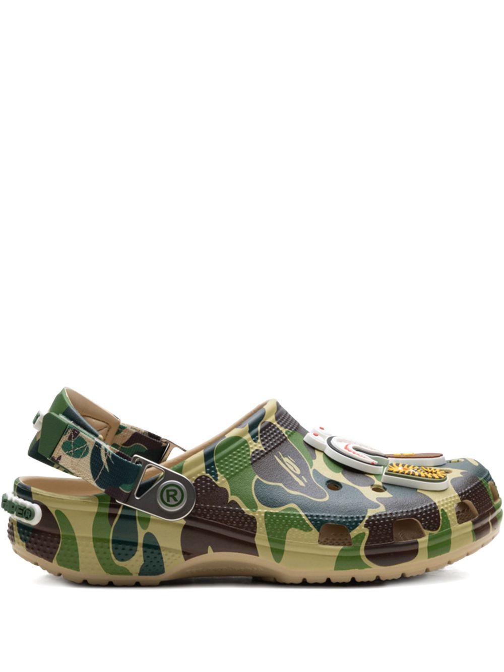 BAPE BLACK *A BATHING APE® x Crocs Classic "Chai" clogs - Green