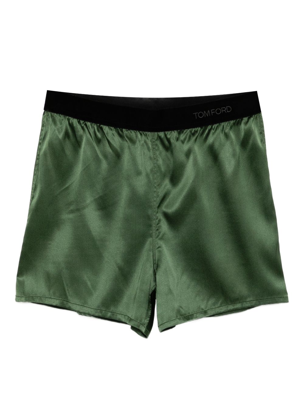 Silk pajama shorts