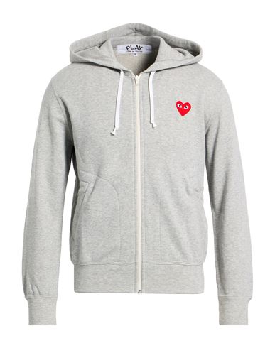 Comme Des Garçons Play Man Sweatshirt Grey Size S Cotton