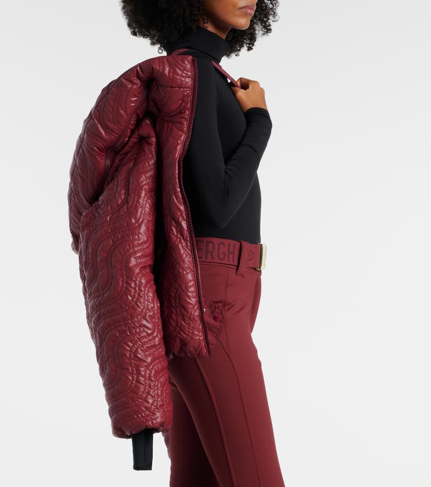 Solaria quilted down ski jacket