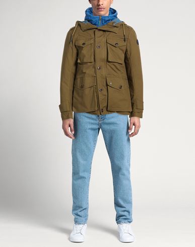 Man Jacket Military green Size 44 Cotton
