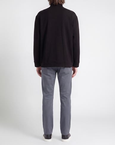 Man Sweatshirt Black Size XXL Cotton, Polyester, Elastane