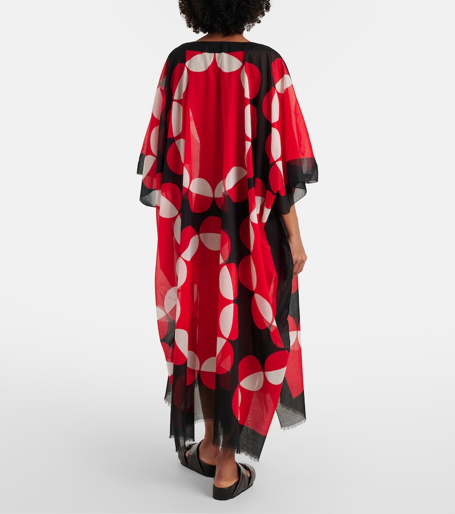 Printed cotton kaftan