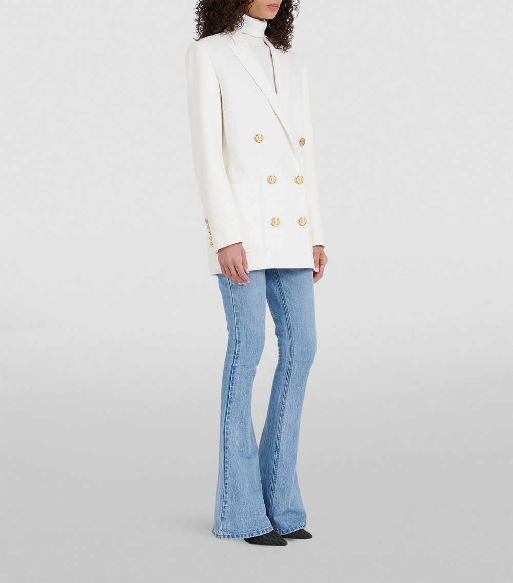 Wool Double-Breasted Blazer