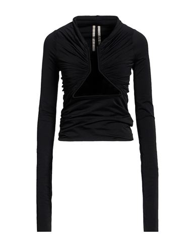 Woman Top Black Size 2 Nylon, Elastane