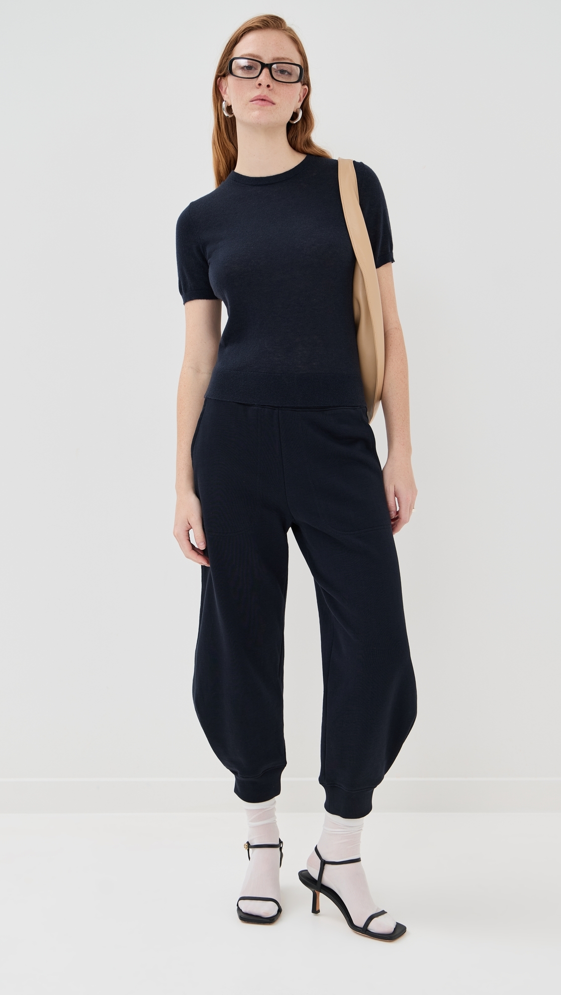 Tibi Calder Sweatpants Navy