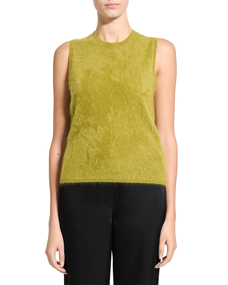 Brushed Crewneck Shell Top in Cashmere