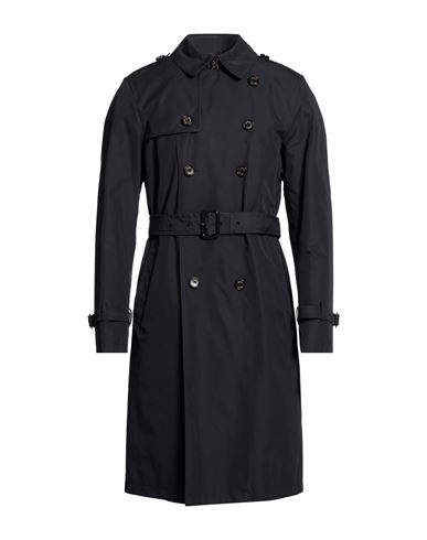 Man Overcoat & Trench Coat Midnight blue Size 36 Cotton, Polyamide