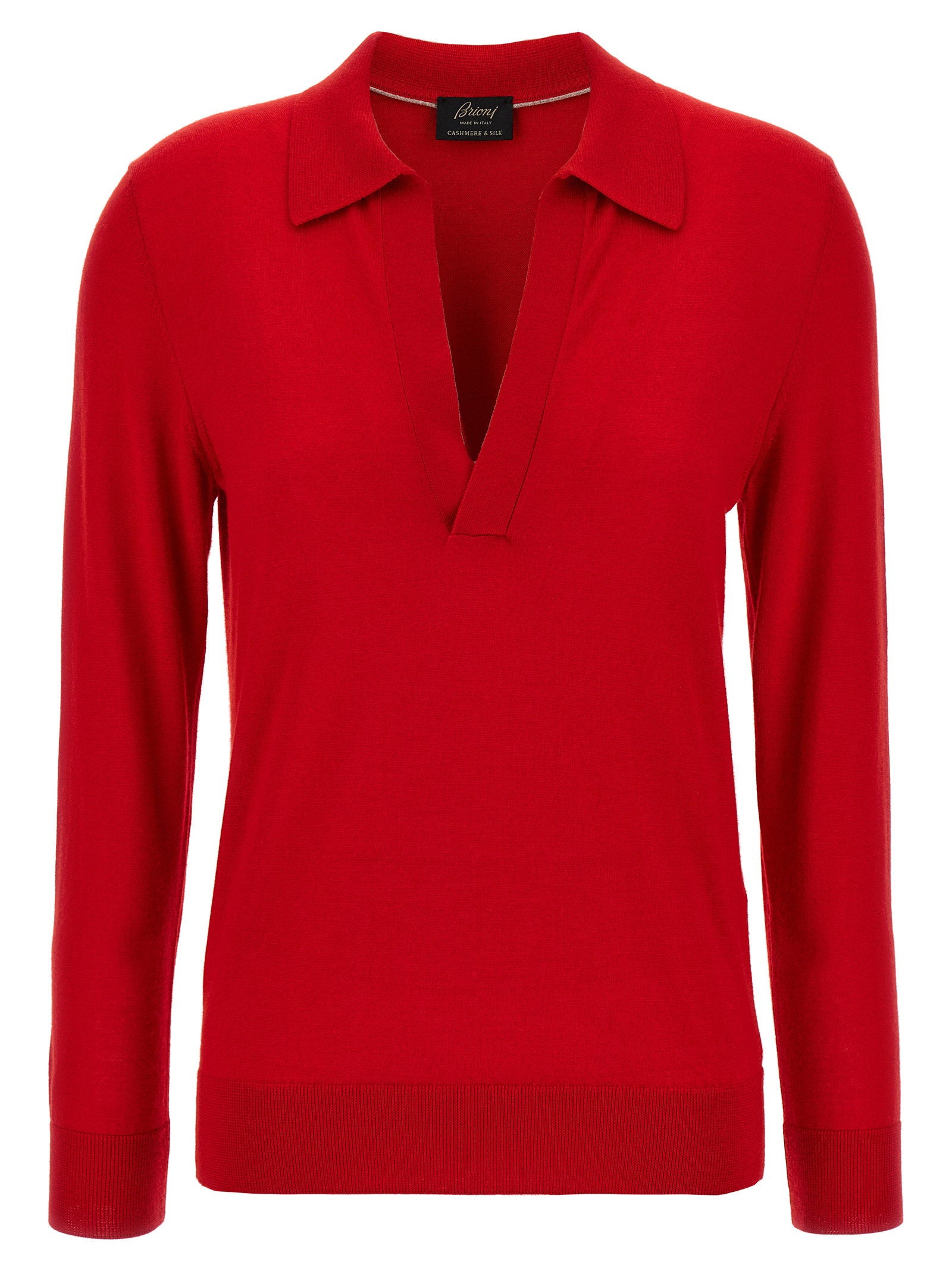 Cashmere And Silk Polo Shirt