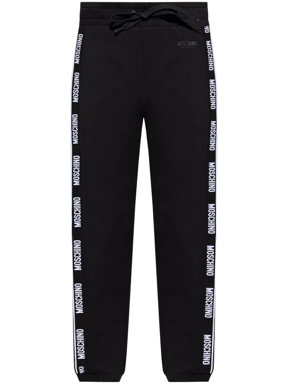 Logo-tape lounge trousers - Black