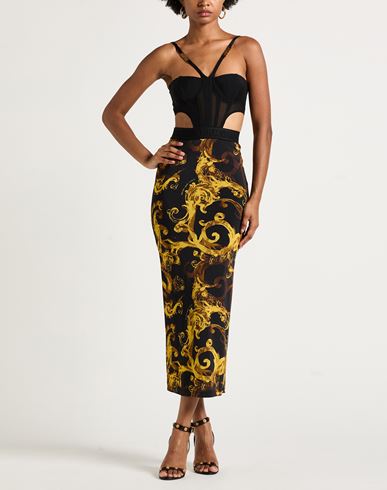 Woman Midi dress Black Size 4 Viscose, Elastane