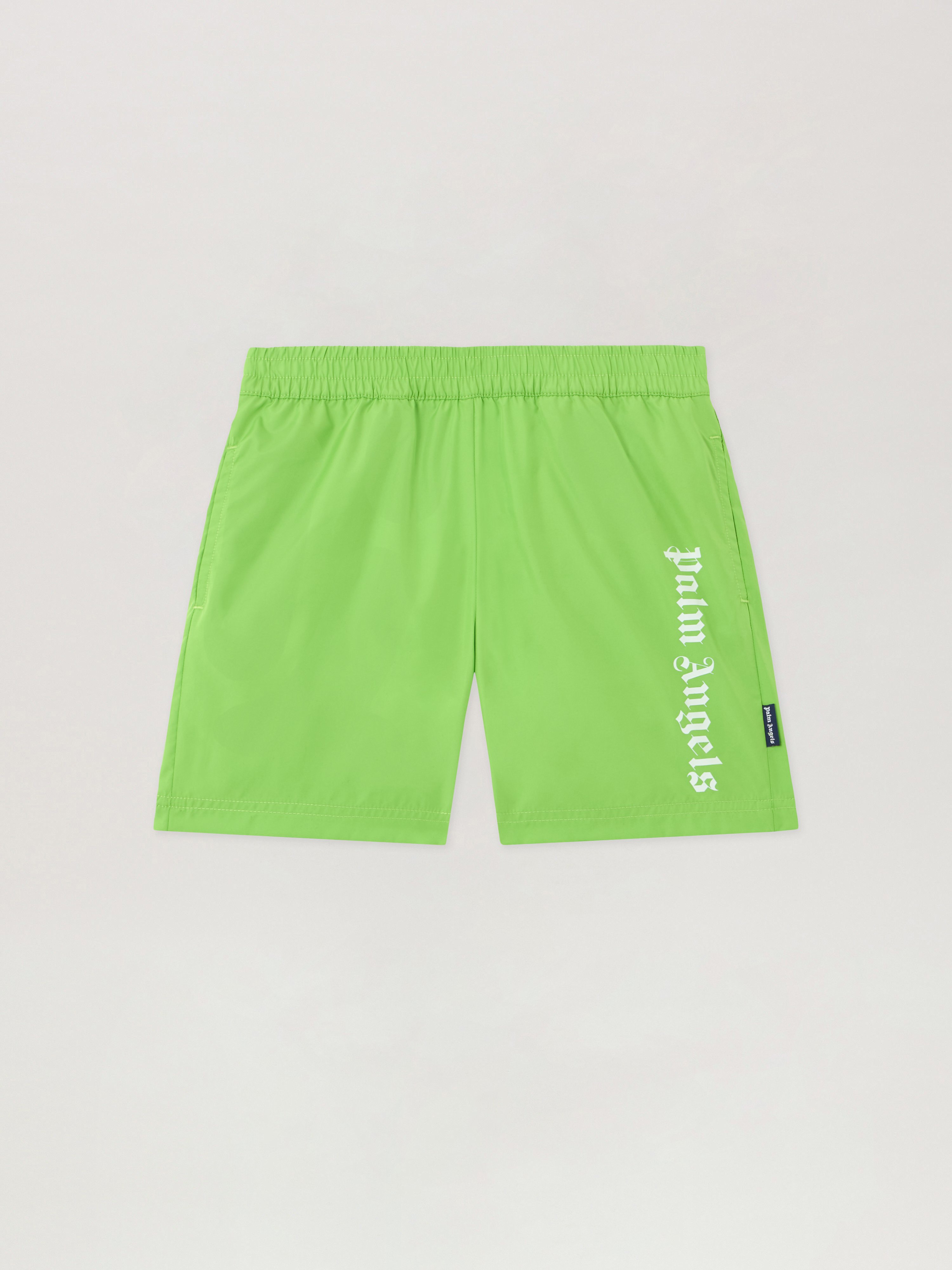 Overlogo Long Beachwear Short Kids  Verde/green