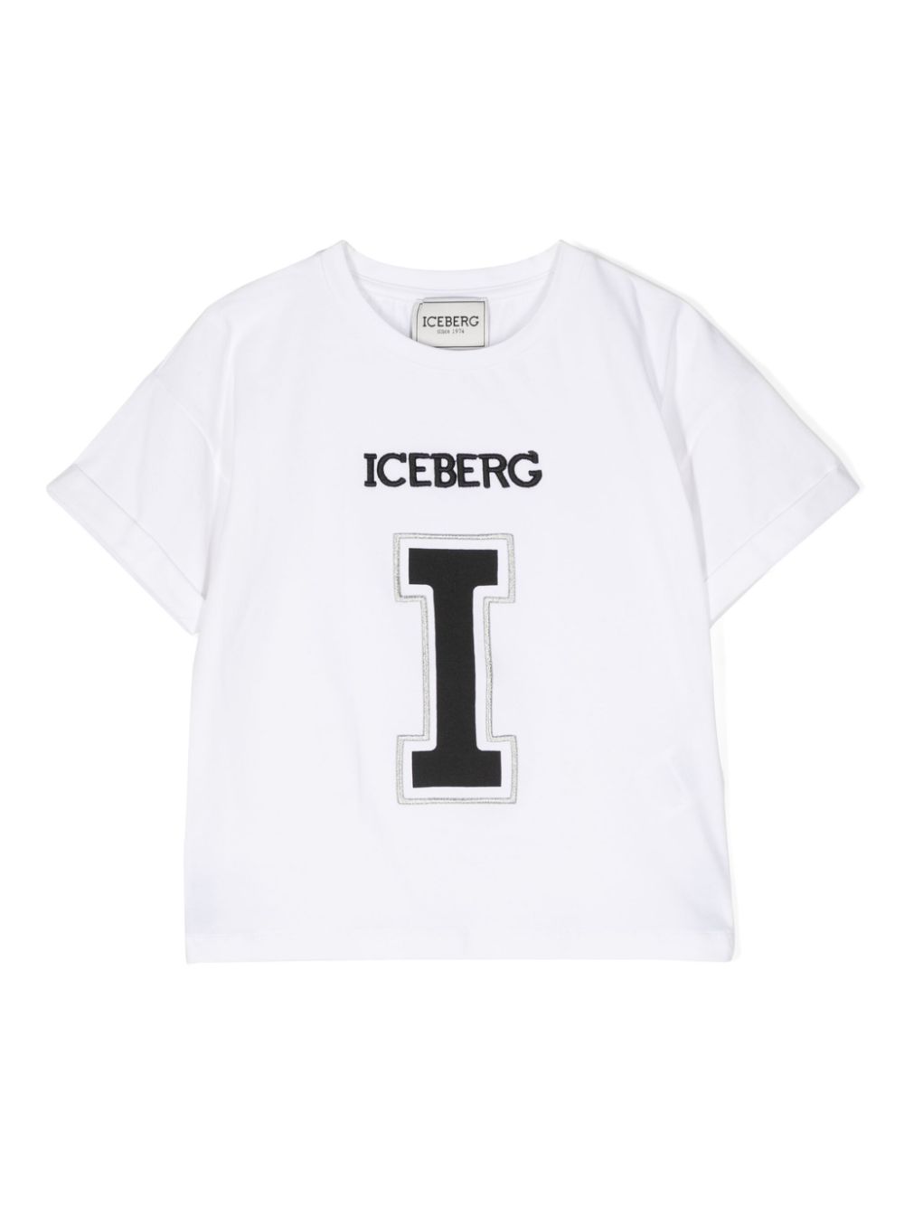 Logo-embroidered crew-neck T-shirt - White