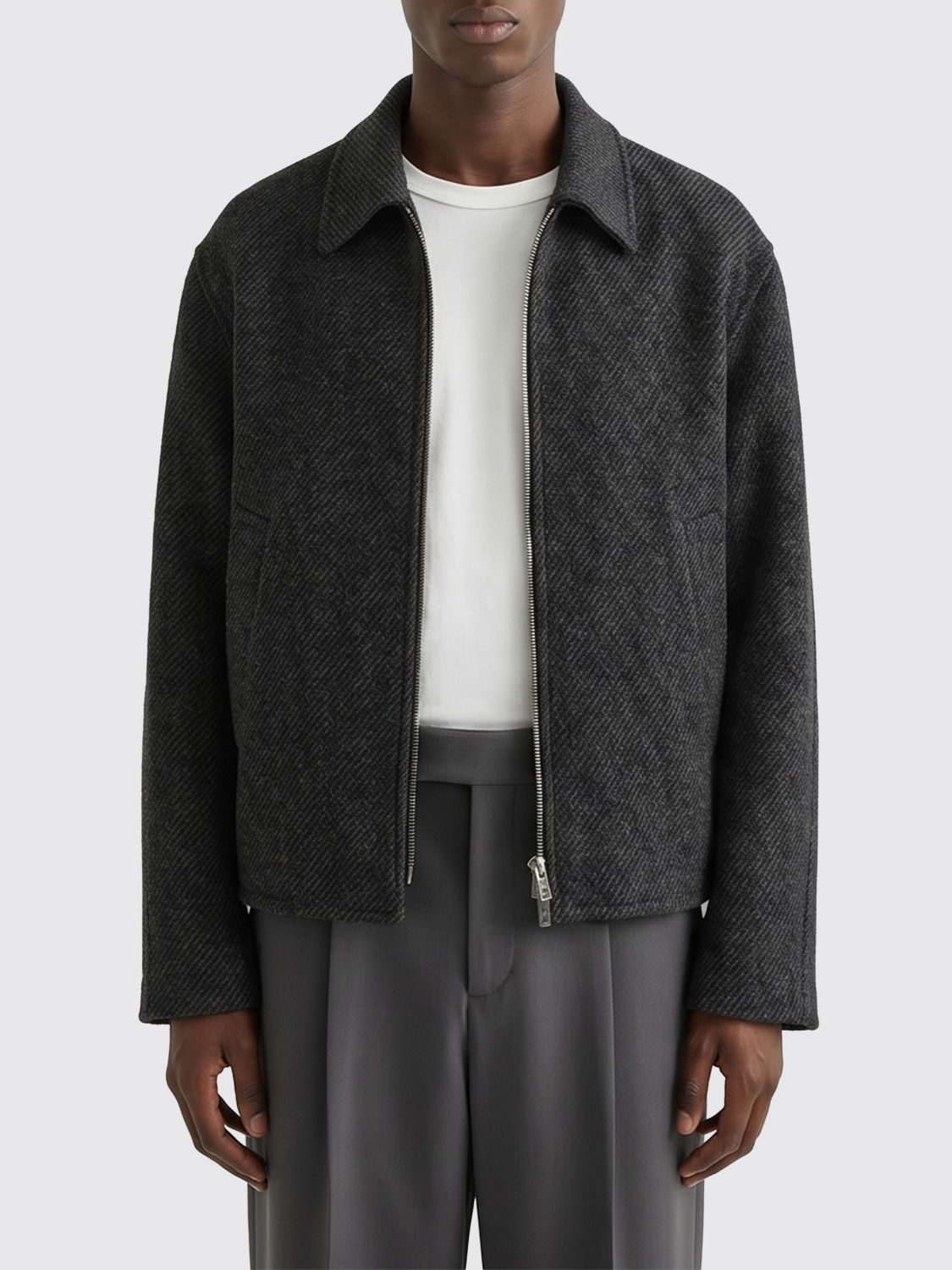Jacket Men color Grey
