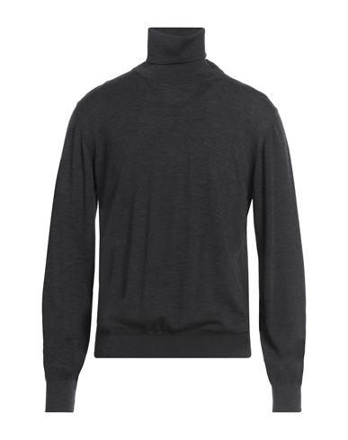 Alpha Studio Man Turtleneck Charcoal Size 44 Merino Wool