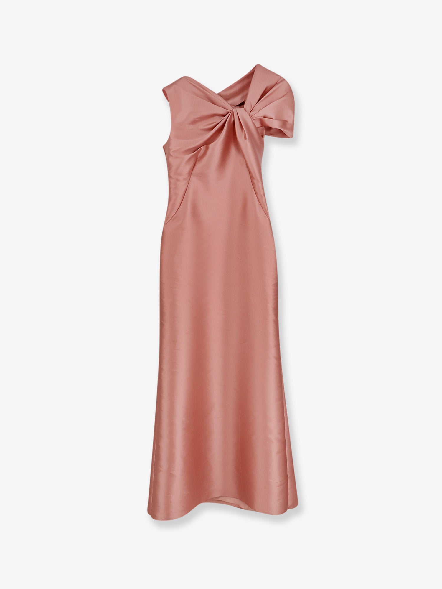 Mikado Bow Dress — Pink
