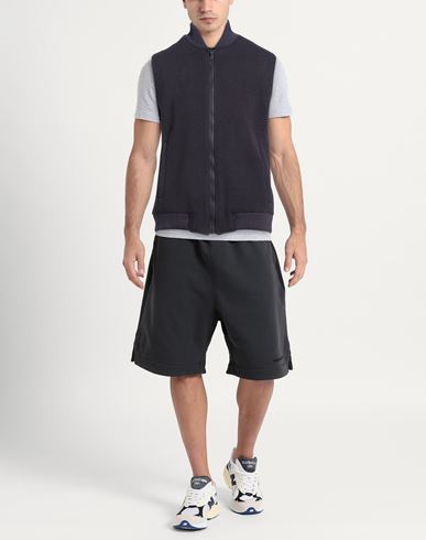 Man Vest Midnight blue Size 36 Polyester, Viscose, Elastane