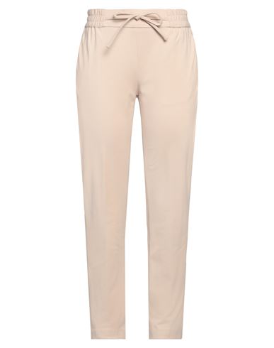 Woman Pants Sand Size 8 Cotton, Elastane
