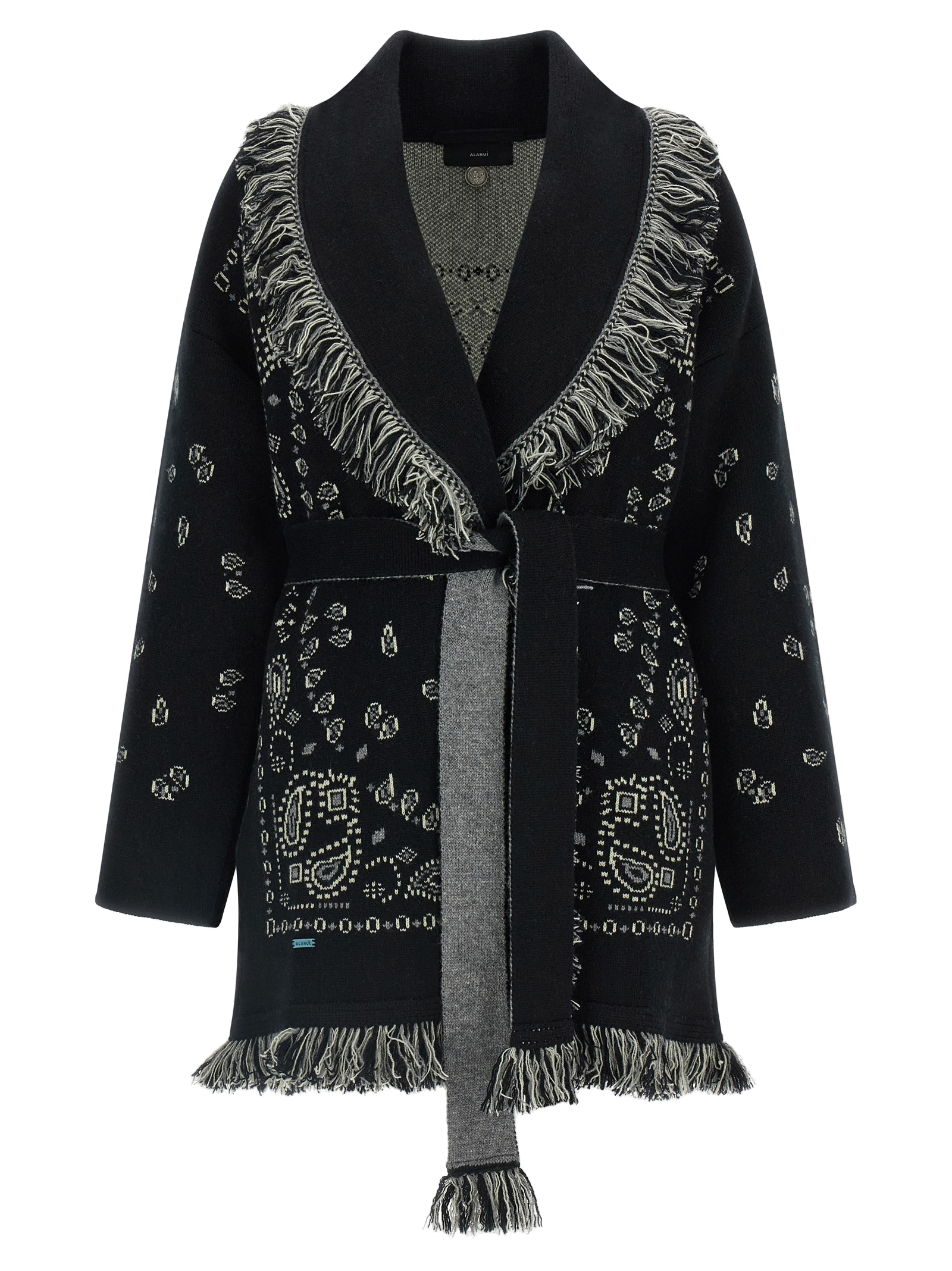 Bandana Cardigan — Black