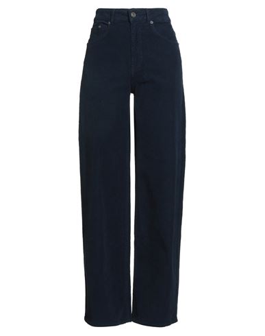Woman Pants Midnight blue Size 25 Organic cotton, Elastane