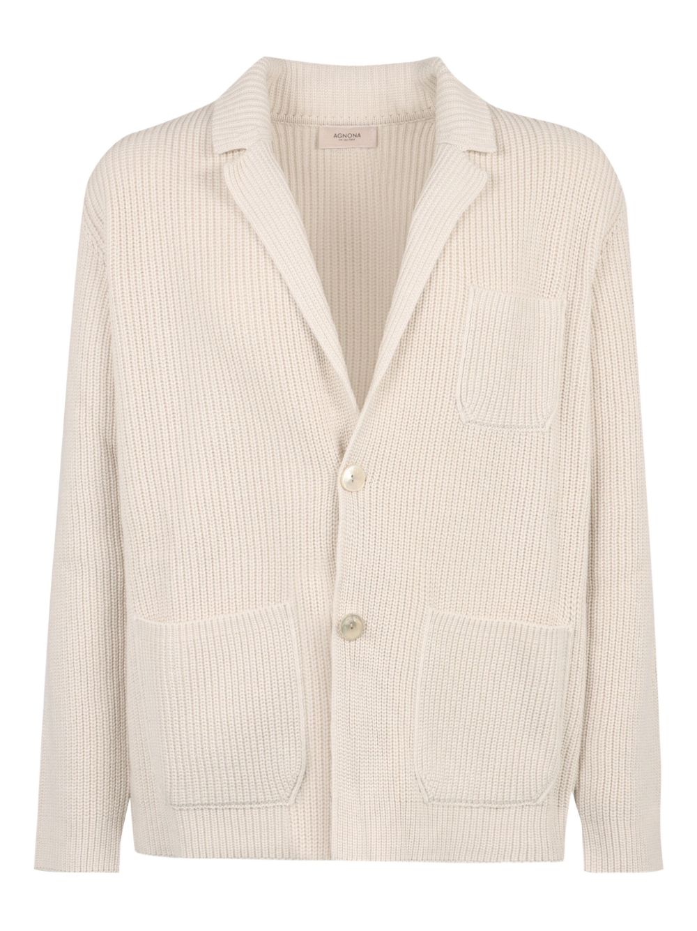-Cardigan In Cachemire E Cotone-Uomo