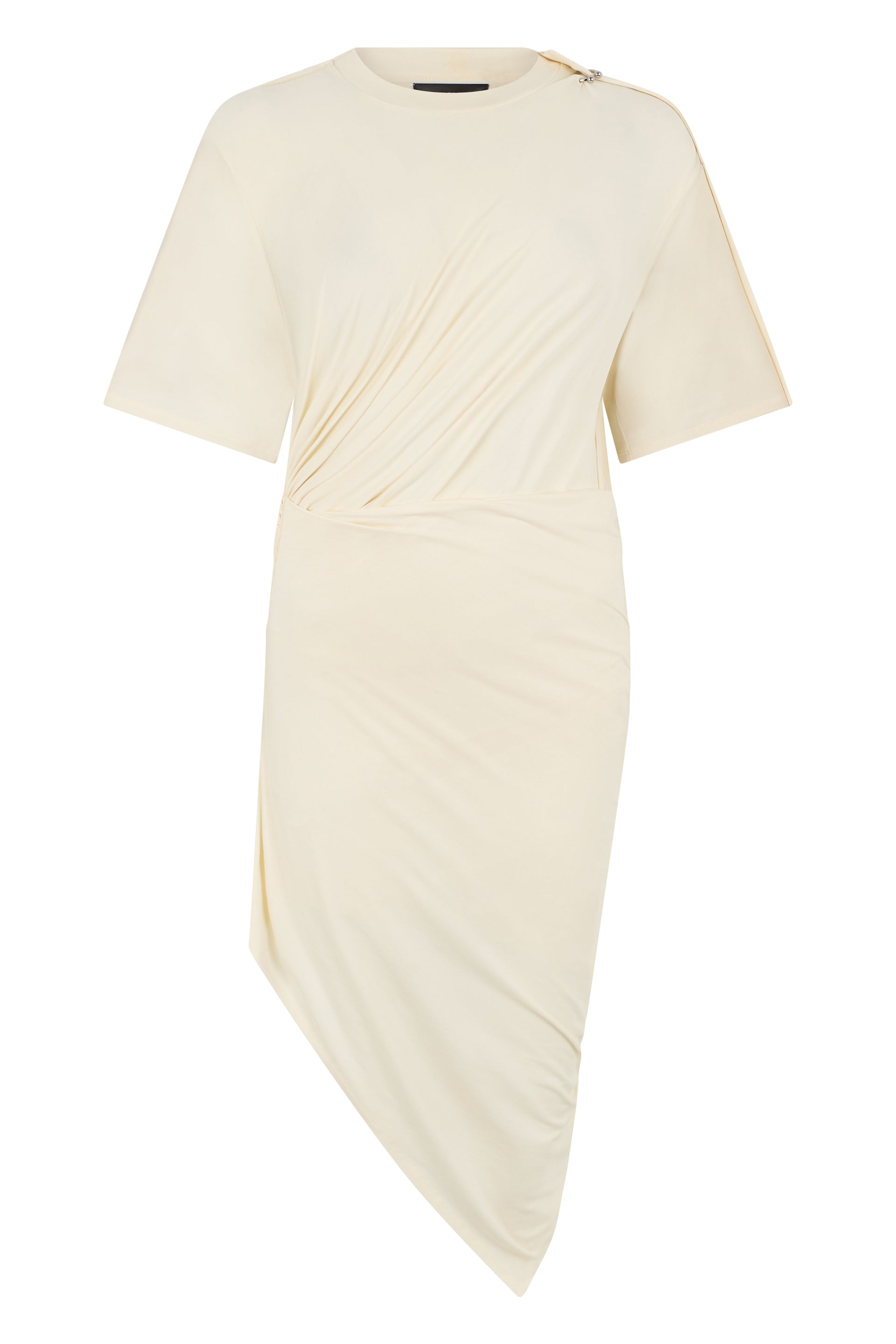 Asymmetric Stretch-knit Mini Dress