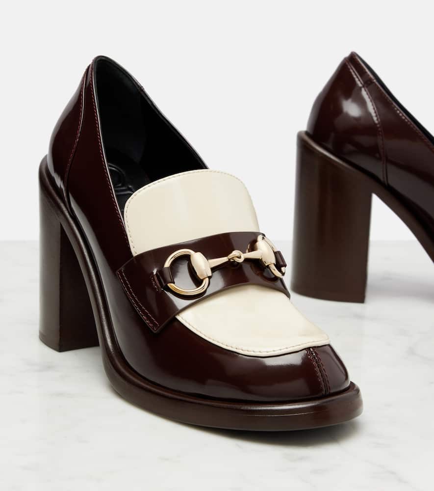 Savoy Horsebit leather loafer pumps