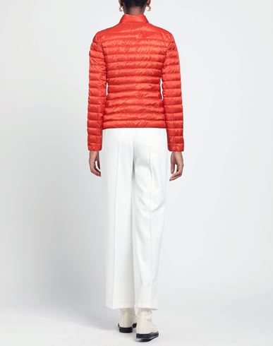 Peuterey Woman Puffer Orange Size 6 Polyester