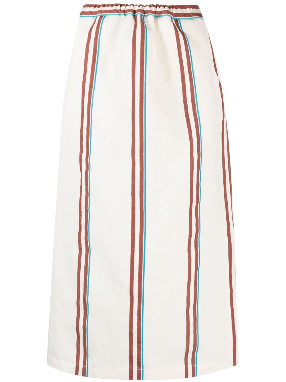 Mott striped skirt - Neutrals
