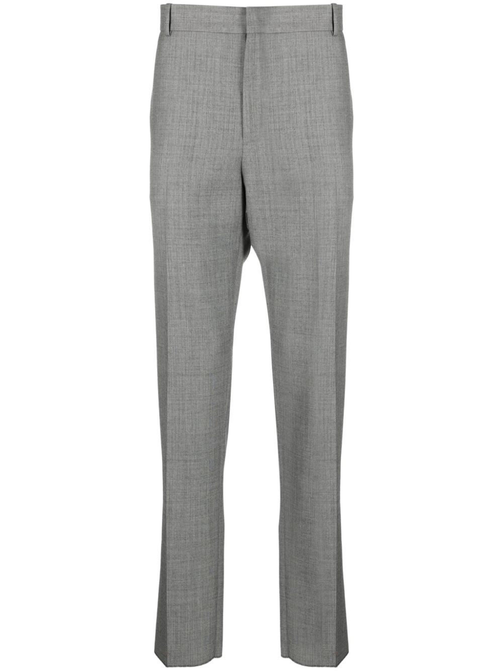Tailored wool trousers - Grey