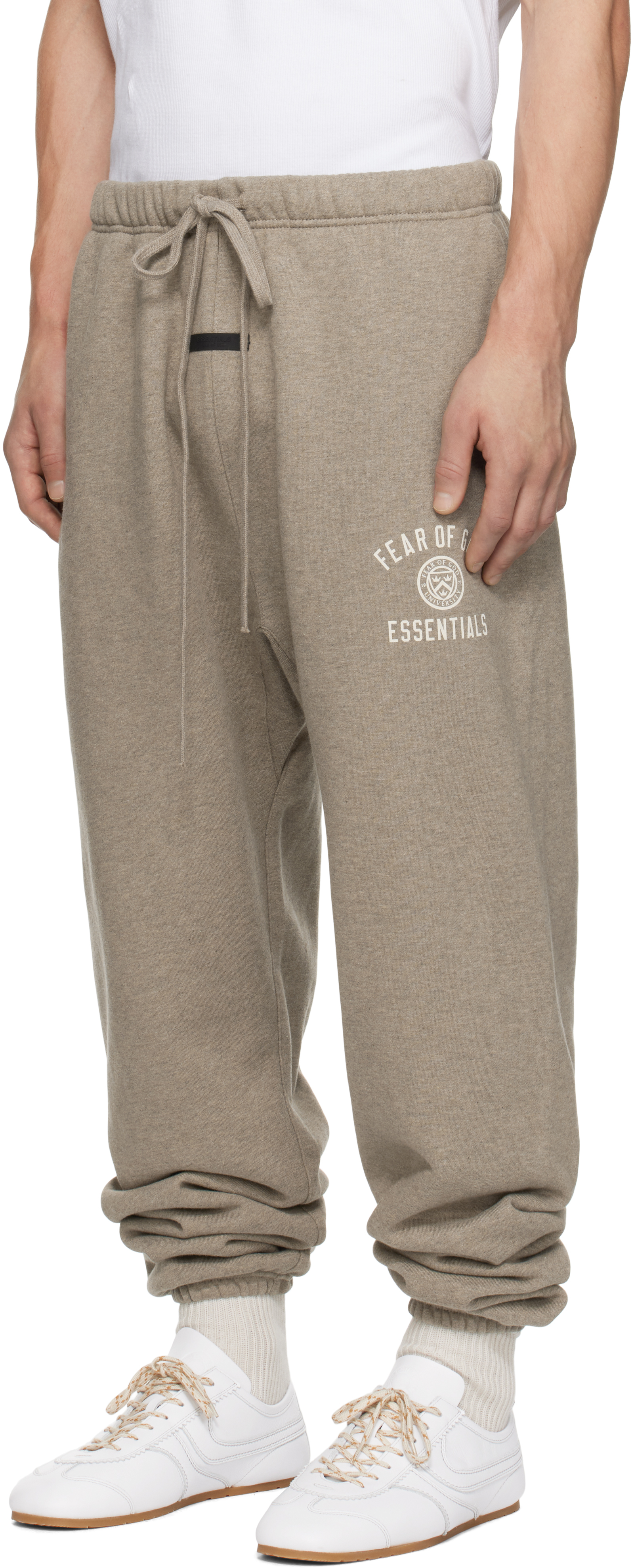 Fear of God ESSENTIALS Gray Fleece Essential Sweatpants