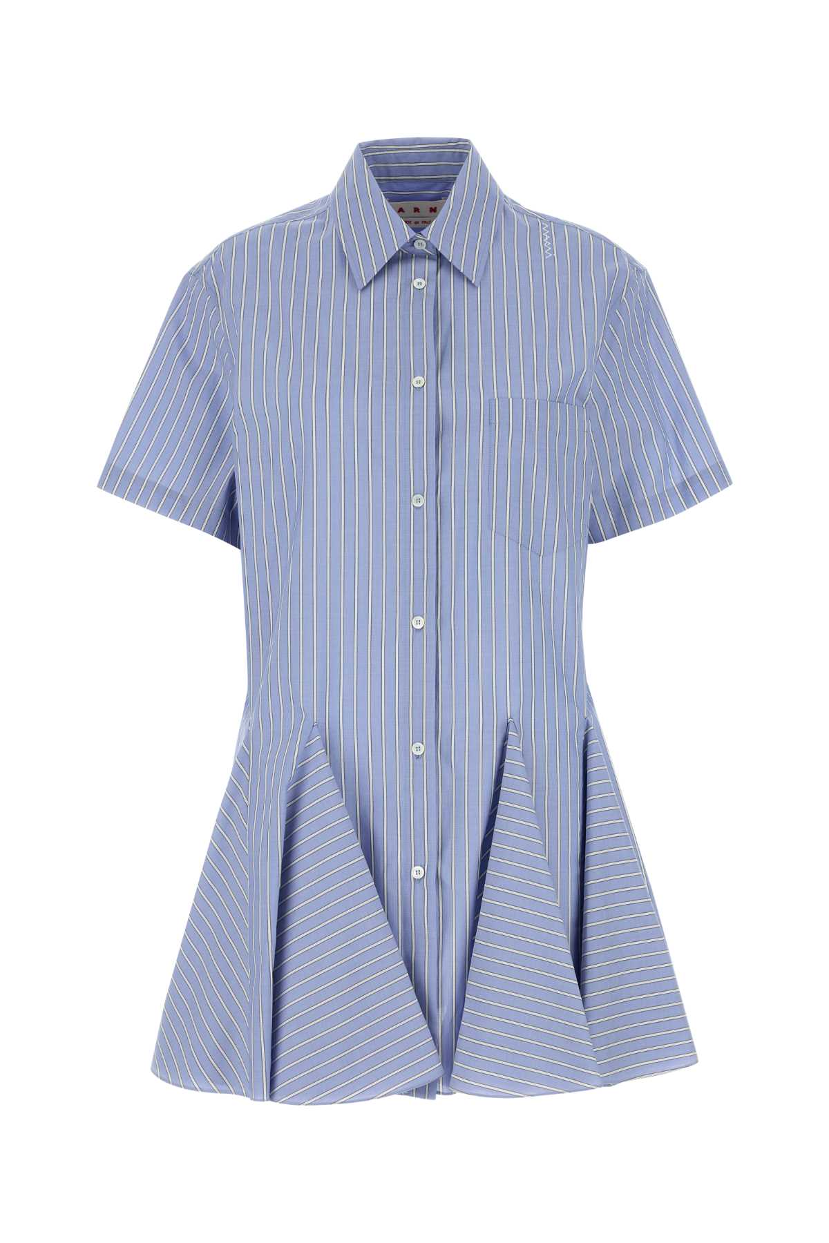 ABITO Shirt Dress — Blue