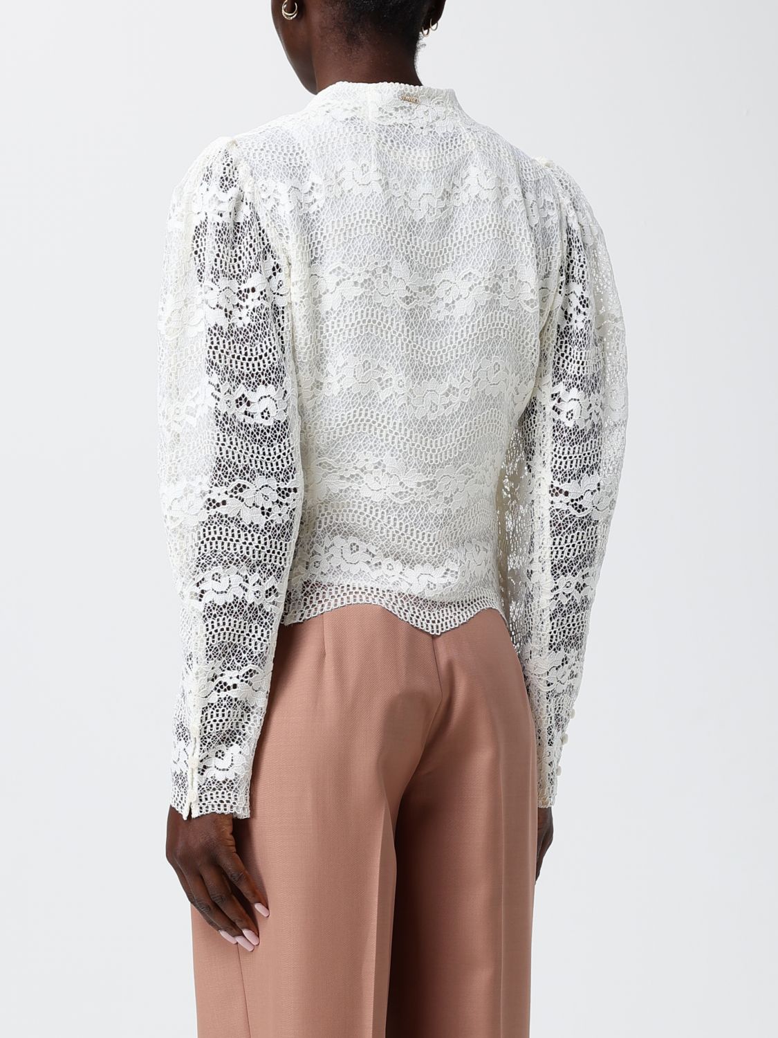 Jacket Woman color Pearl