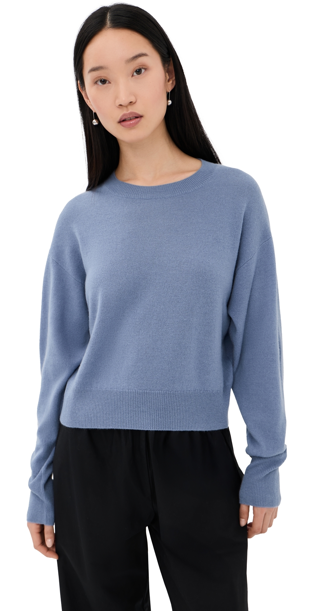 Menorca Cashmere Sweater Ocean Blue