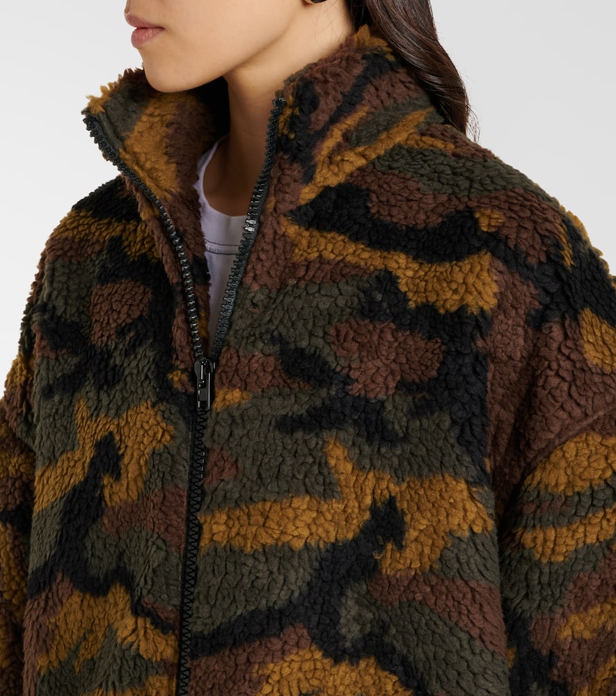 Camo fleece jacket