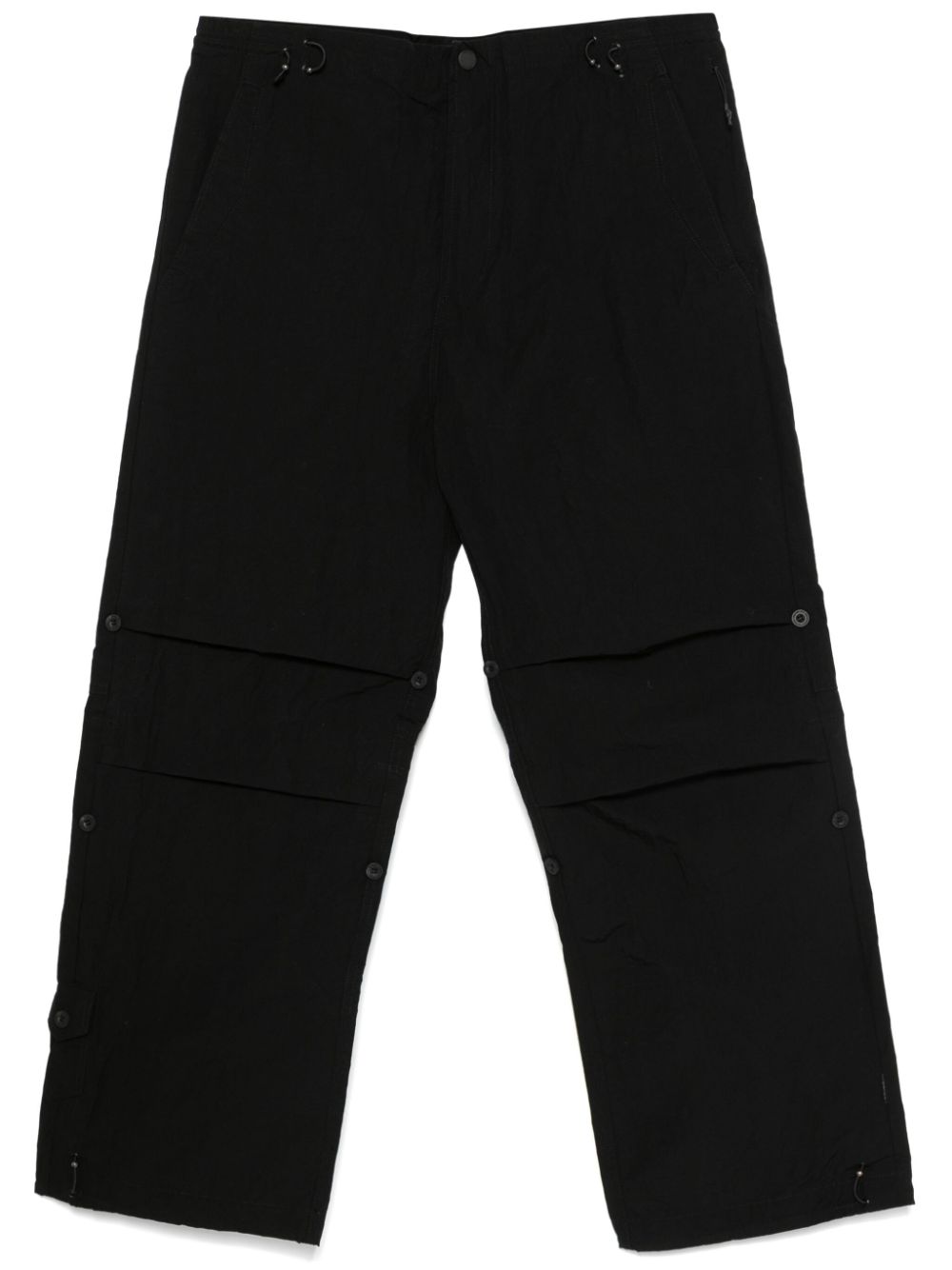 Maharishi dart-detail trousers - ブラック