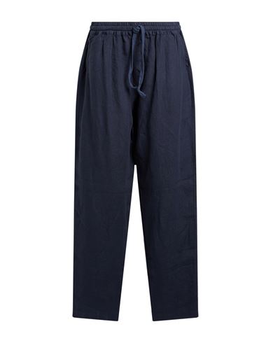 Man Pants Midnight blue Size 3XL Linen