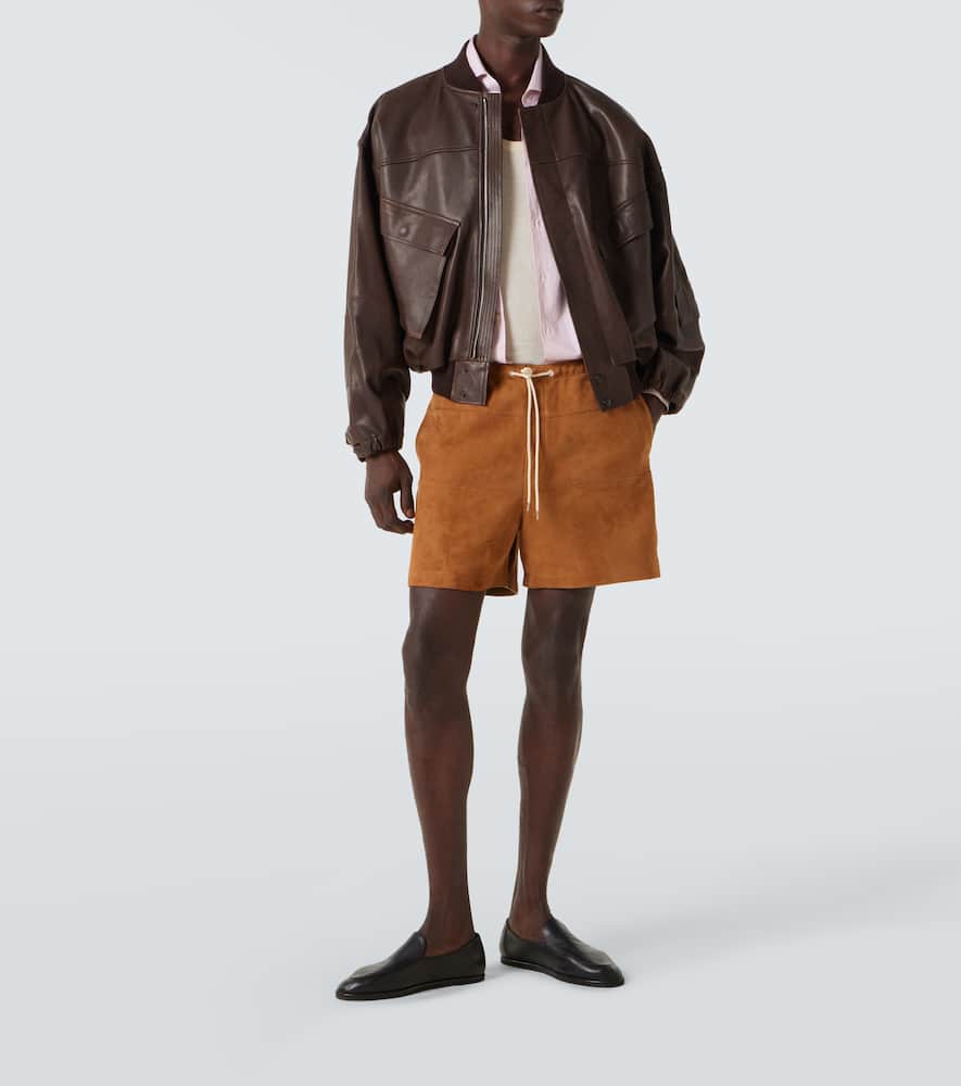 Leather loafers