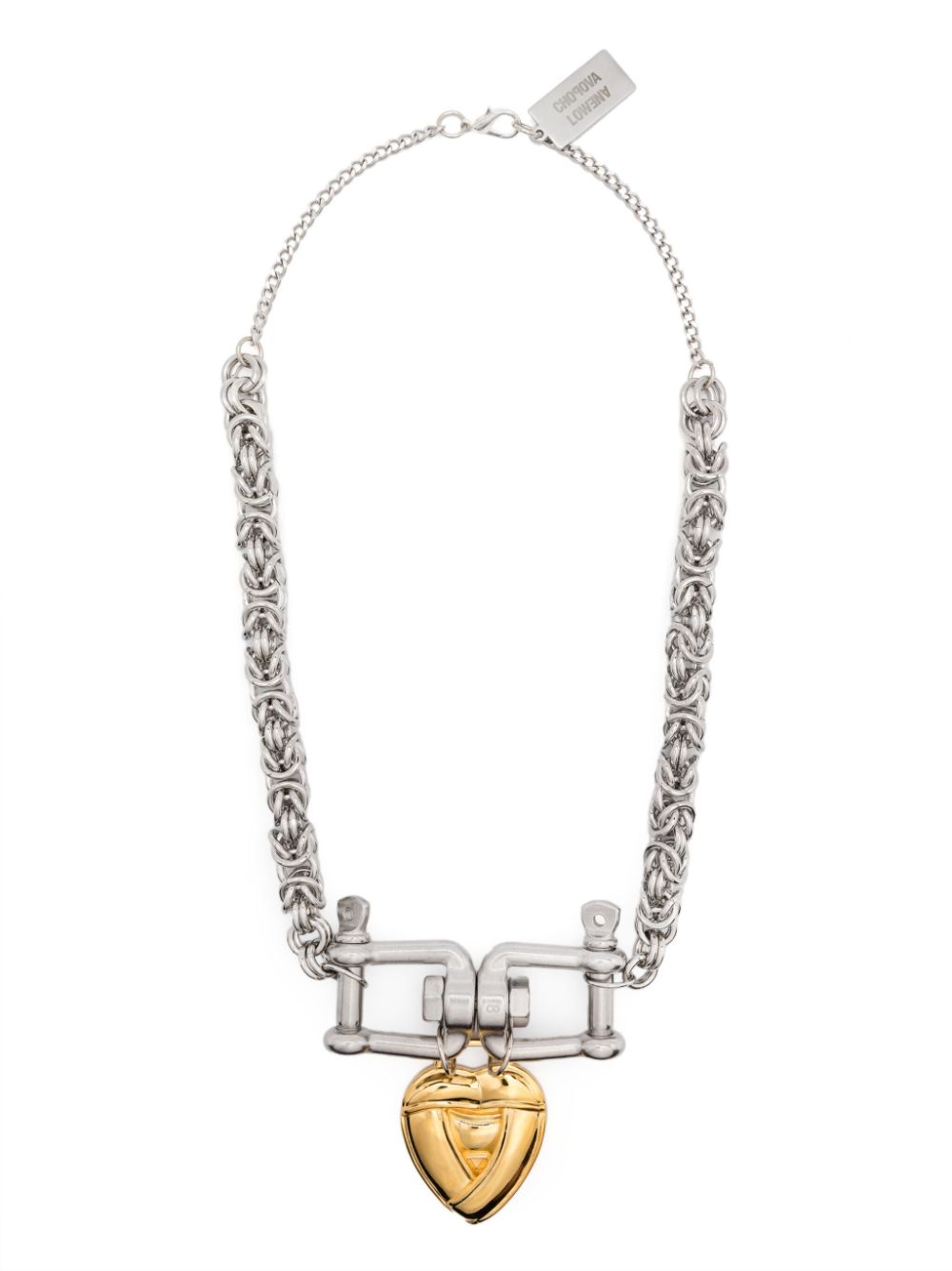 Heart-pendant necklace - Silver