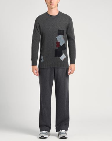 Bob Man Sweater Lead Size S Wool, Viscose, Polyamide, Cashmere