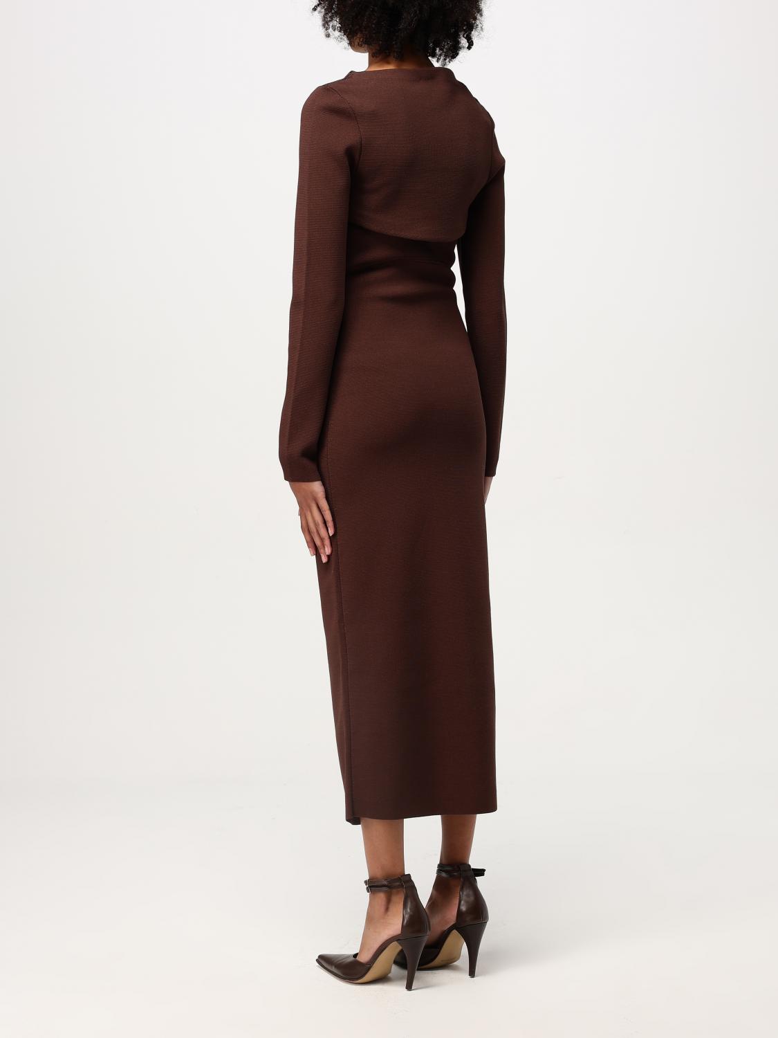 Jenny midi dress - Brown