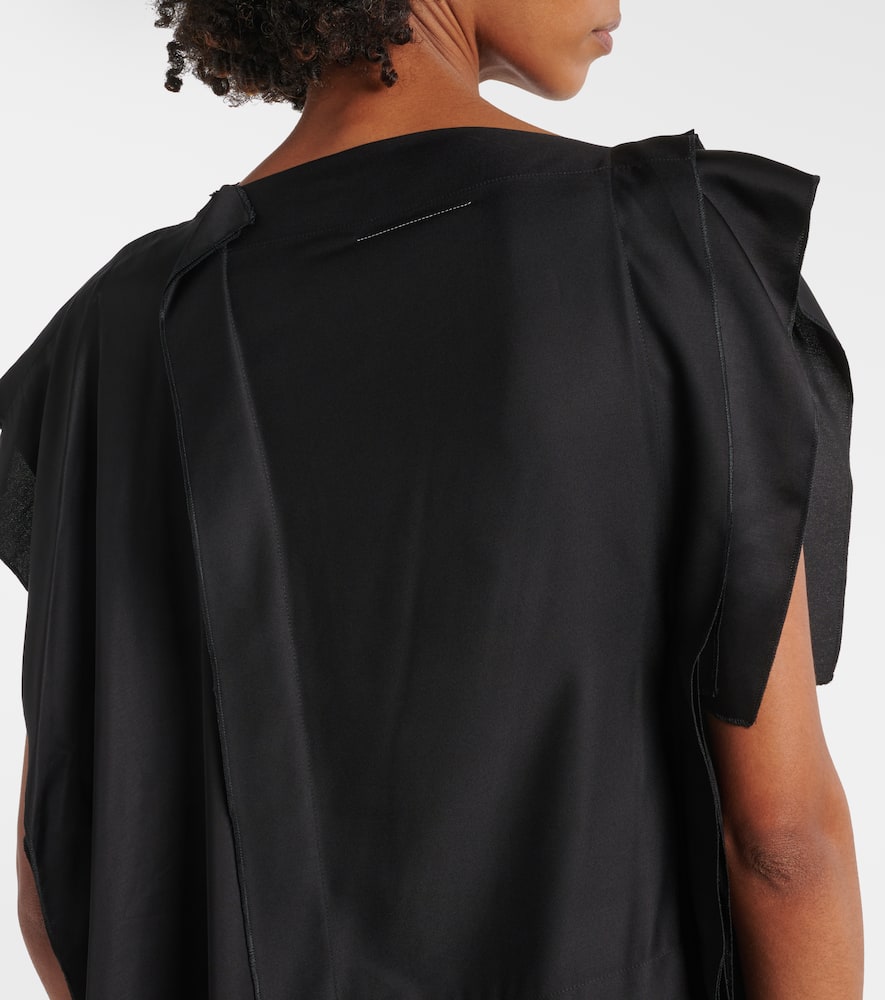 Gathered midi dress