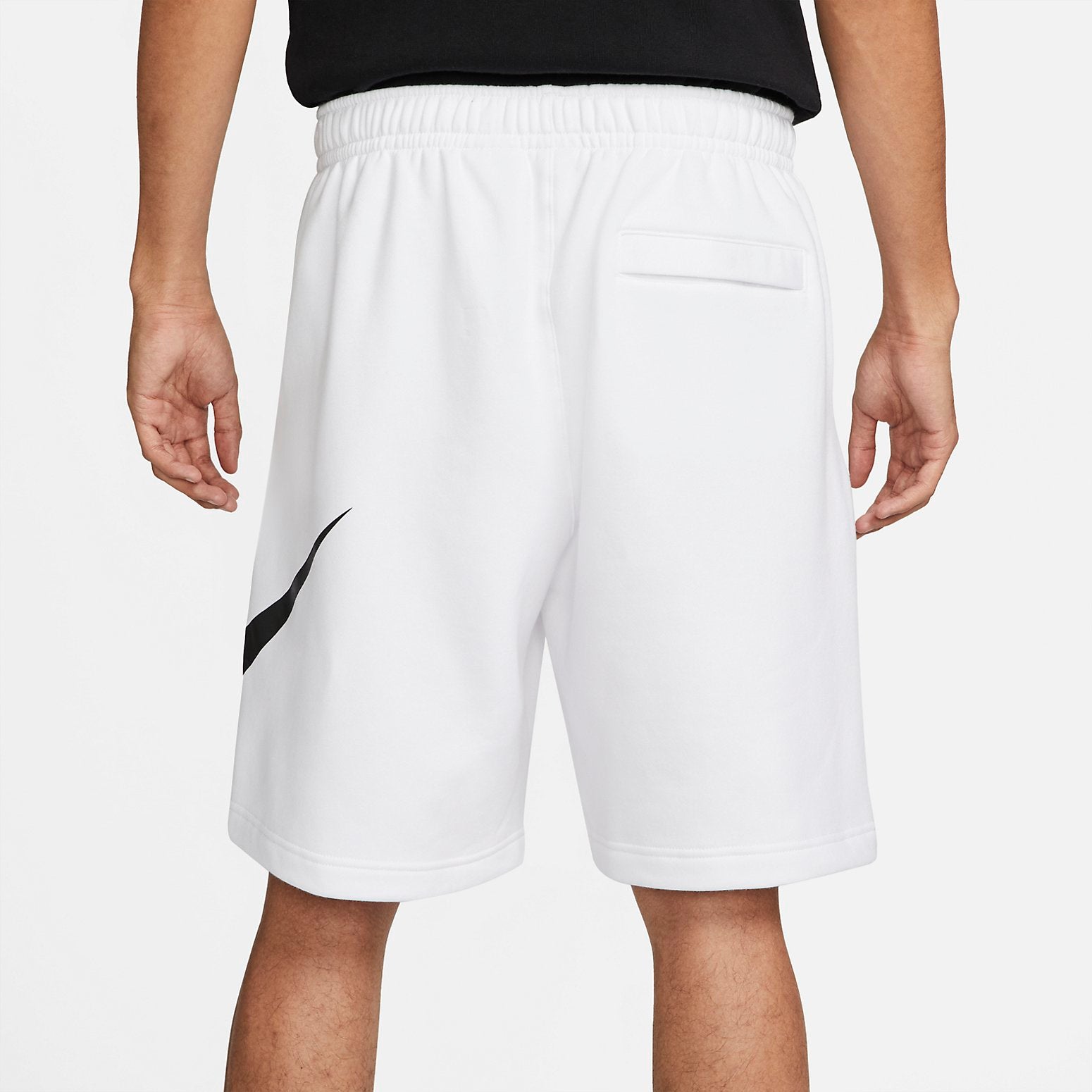 Sportswear Club Graphic Shorts 'White Black'