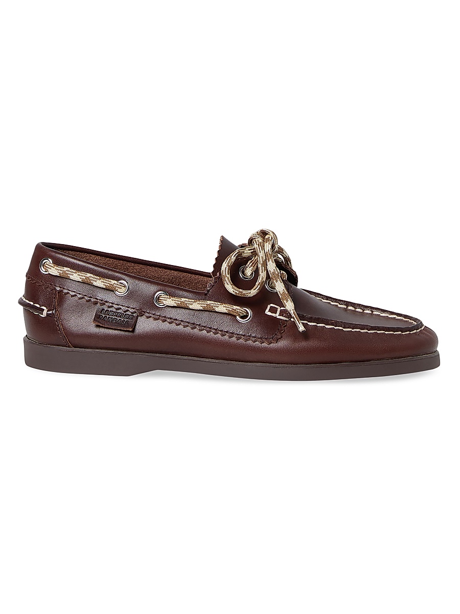 Women's Franco Leather Boat Shoes - Espresso Brown Butter