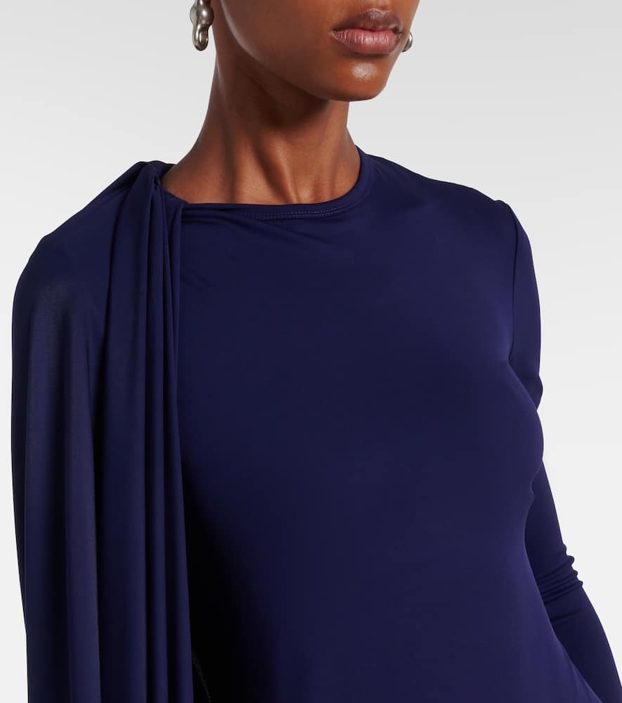 Ariete 1234 draped jersey maxi dress
