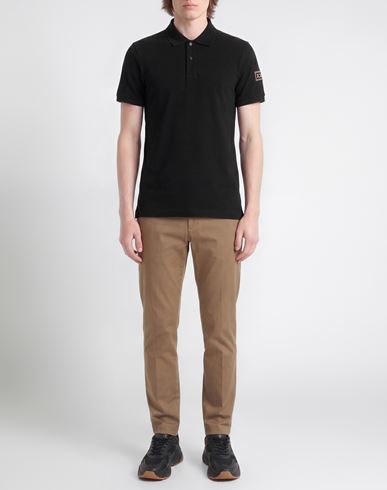 Man Polo shirt Black Size S Cotton