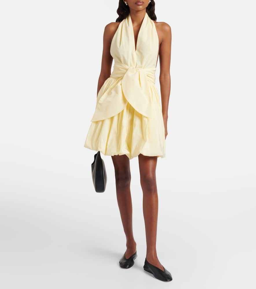 Halterneck minidress
