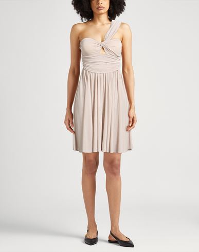 Woman Mini dress Light pink Size S Viscose, Polyamide, Metallic fiber, Elastane